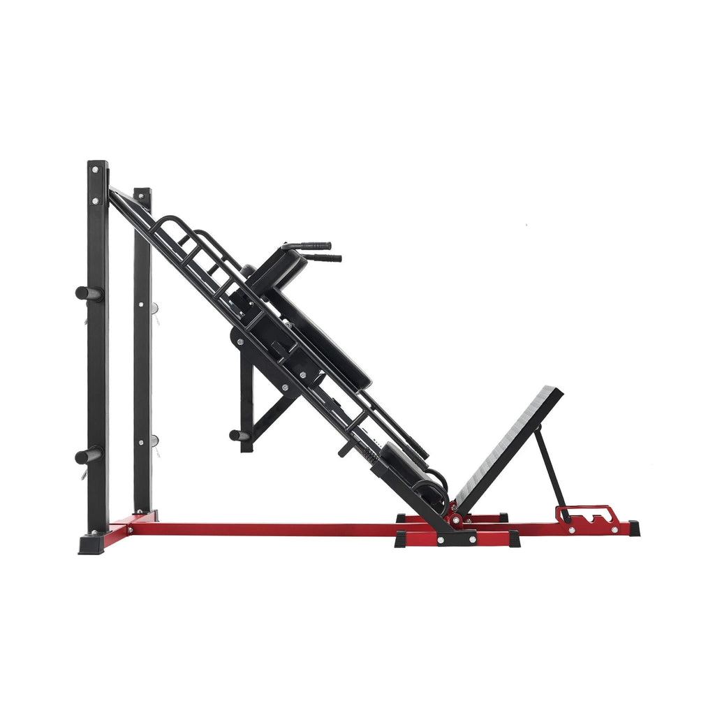 2000lbs Adjustable Leg Press And Hack Squat Machine For Home Gym Workouts SAK53148 Saksby - Right Side View