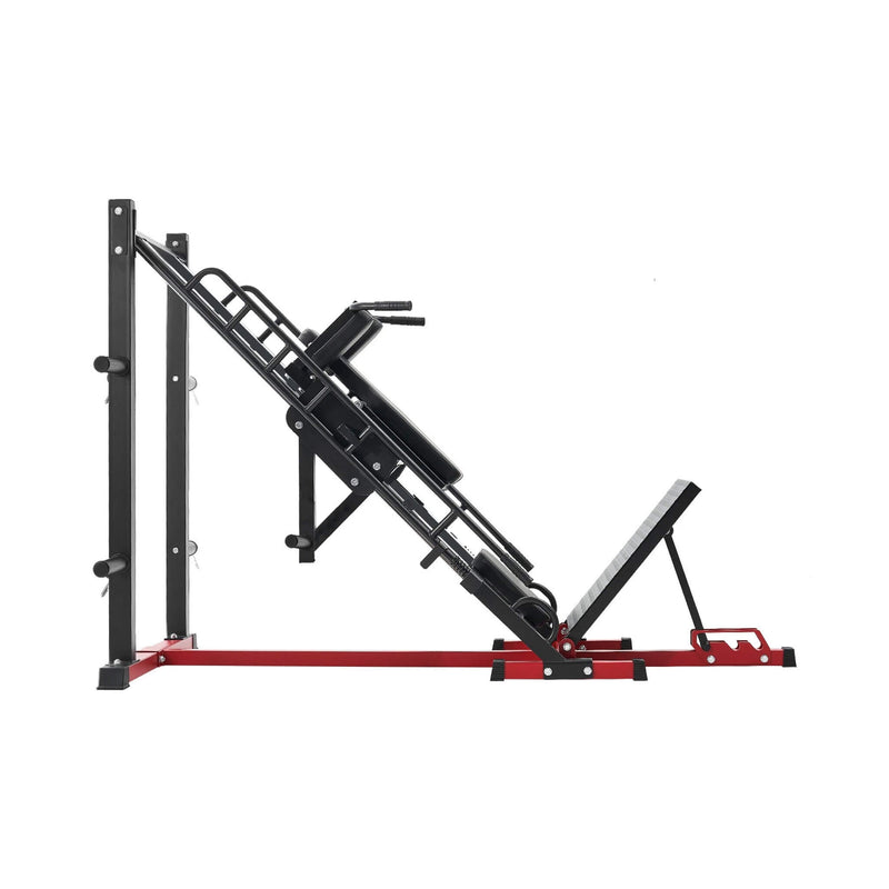 2000lbs Adjustable Leg Press And Hack Squat Machine For Home Gym Workouts SAK53148 Saksby - Right Side View