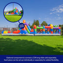 20FT Giant Multicolor Block Inflatable Obstacle Course With Large Mesh Windows (SAK75192) - Saksby Wholesale - Optional Component Details