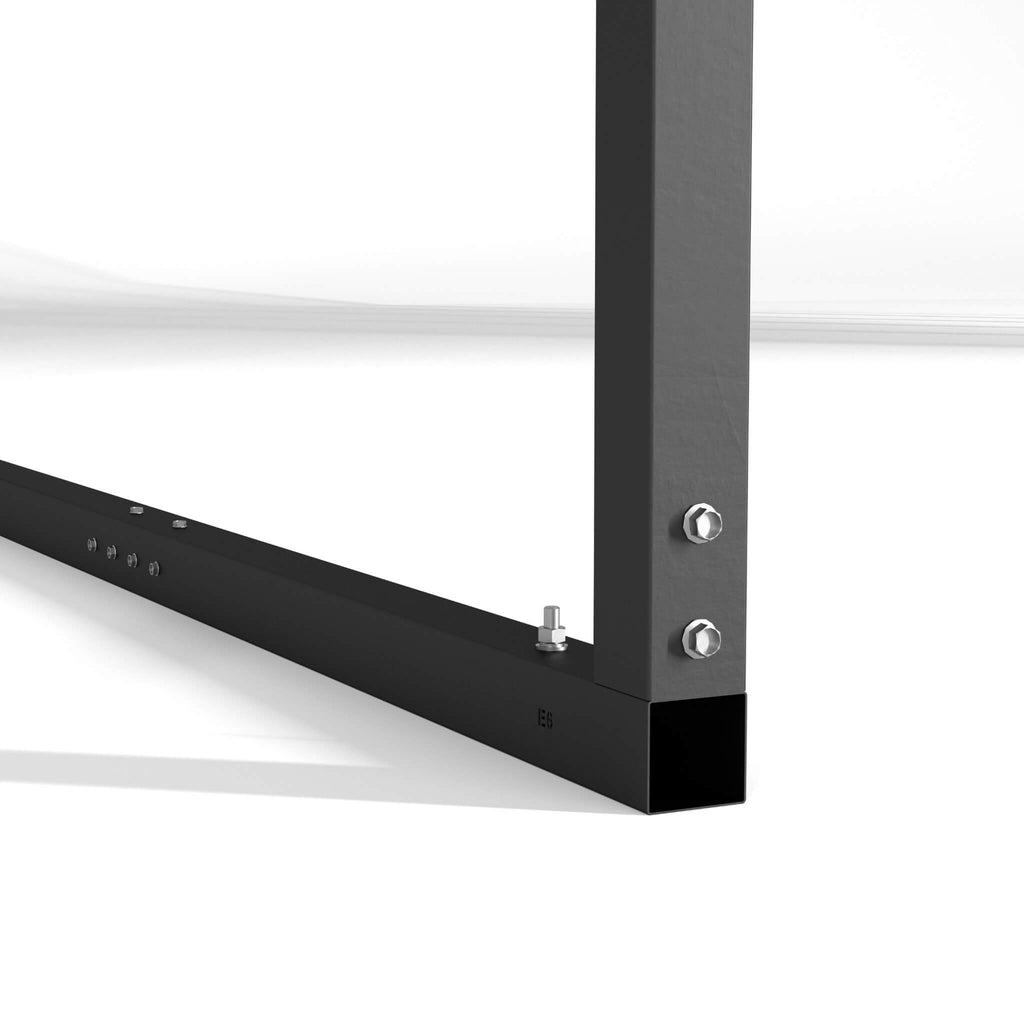 [20X20FT] Extra Large Heavy Duty Outdoor Metal Carport With Galvanized Steel Roof For Cars, Boats And Trucks (SAK75633) - Saksby Wholesale - Heavy Duty Bolted Connections