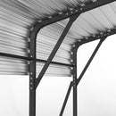[20X20FT] Extra Large Heavy Duty Outdoor Metal Carport With Galvanized Steel Roof For Cars, Boats And Trucks (SAK75633) - Saksby Wholesale - Galvanized Steel Roof