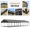 [20x40FT] Extra Large Heavy Duty Four Car Outdoor Metal Carport Canopy For Trucks, Boats And SUVs (SAK29713) SAKSBY - Product Details View