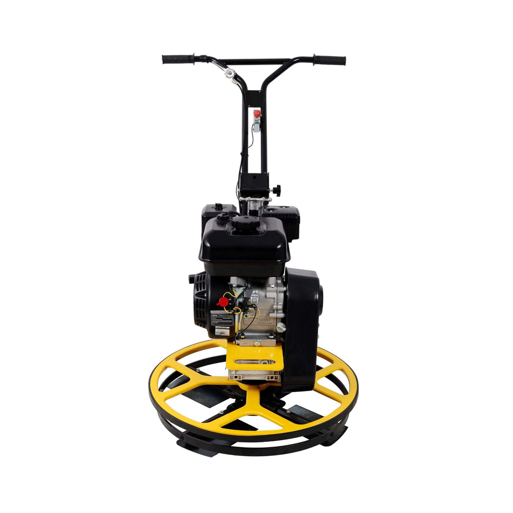 22-Inch 7HP Gas-Powered Walk Behind Concrete Surface Finisher (SAK61802) - Saksby Wholesale - Front VIew