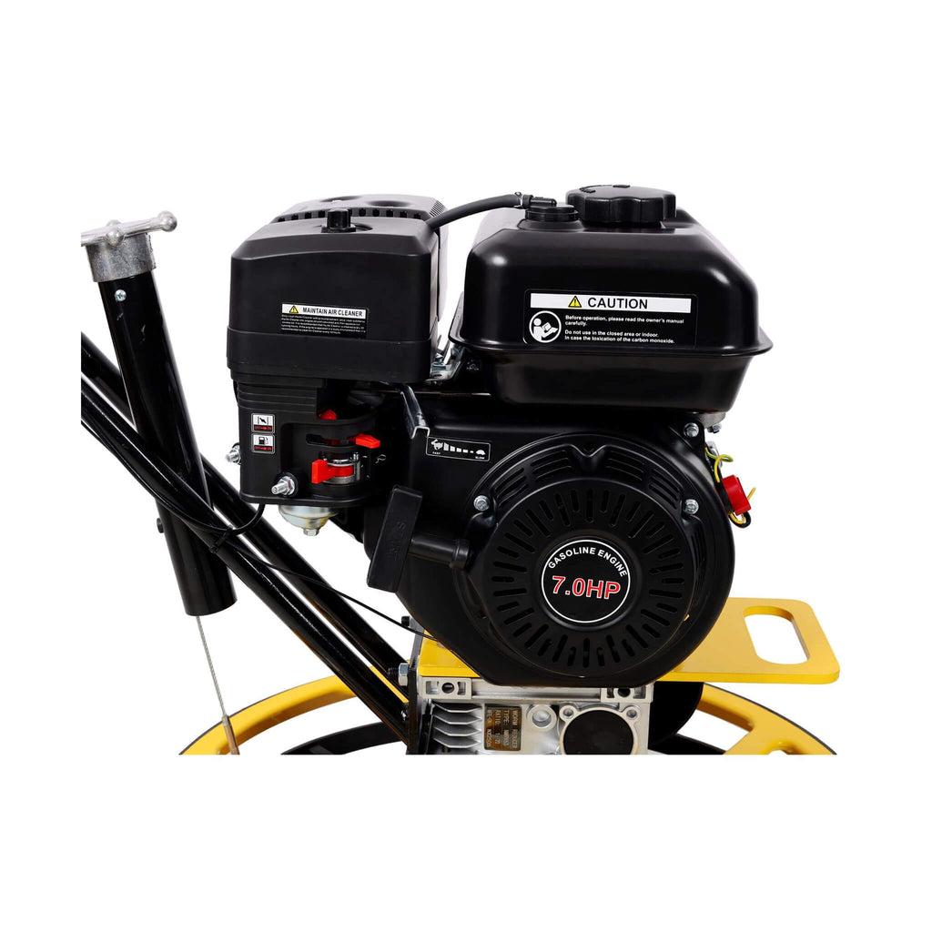 22-Inch 7HP Gas-Powered Walk Behind Concrete Surface Finisher (SAK61802) - Saksby Wholesale - Motor View