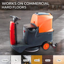 22-Inch Heavy-Duty Electric Industrial Ride-On Floor Scrubber With Dual Tanks (SAK40597) - Saksby Wholesale - Different Flooring