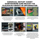 22-Inch Heavy-Duty Electric Industrial Ride-On Floor Scrubber With Dual Tanks (SAK40597) - Saksby Wholesale - Setup Process