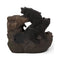 22 Inch Weather Resistant Outdoor Floor Fountain With LED Lights (SAK77651) - Saksby Wholesale - Back View White BAckground