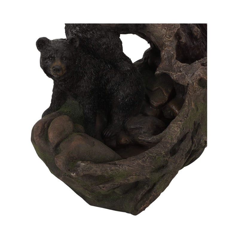 22 Inch Weather Resistant Outdoor Floor Fountain With LED Lights (SAK77651) - Saksby Wholesale - Bear Design Details