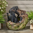 22 Inch Weather Resistant Outdoor Floor Fountain With LED Lights (SAK77651) - Saksby Wholesale - Outdoor Display