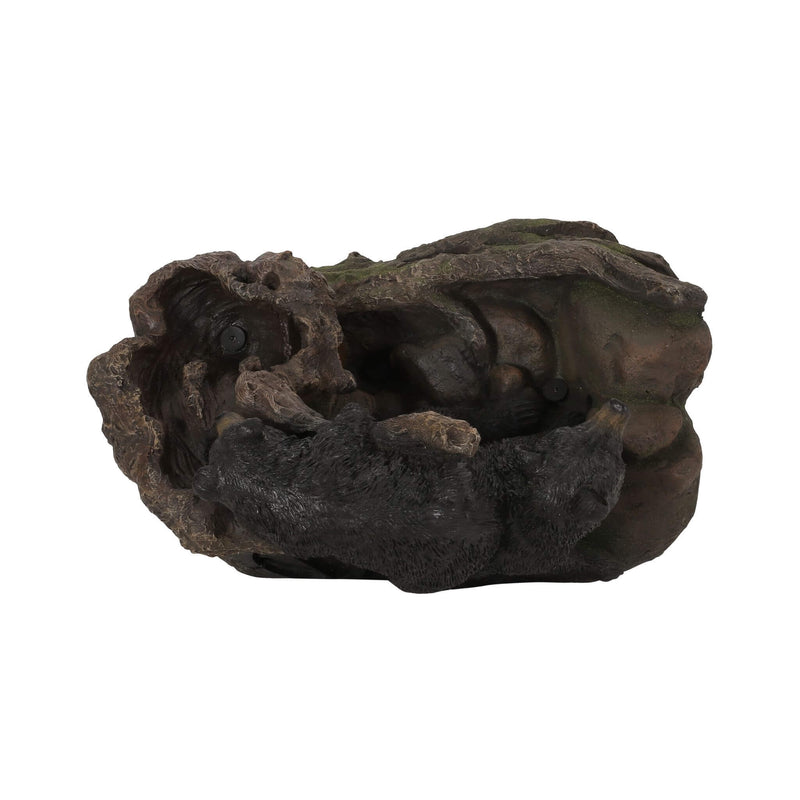 22 Inch Weather Resistant Outdoor Floor Fountain With LED Lights (SAK77651) - Saksby Wholesale - Top View