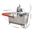 220V Curved Edge Trimming Machine With Foldable Arm (SAK60739) - Saksby Wholesale - Dimensions View