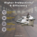 220V Curved Edge Trimming Machine With Foldable Arm (SAK60739) - Saksby Wholesale - Features View