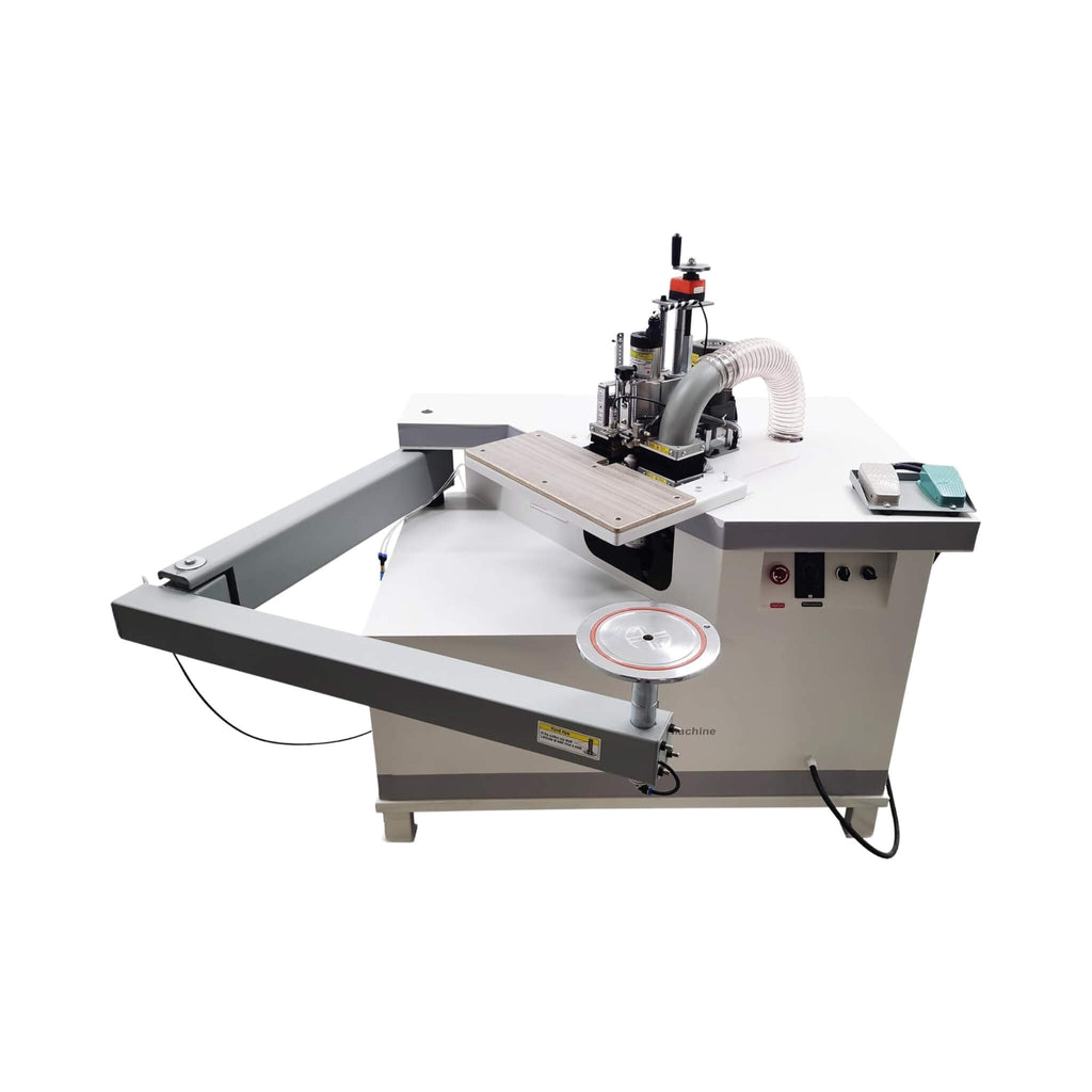 220V Curved Edge Trimming Machine With Foldable Arm (SAK60739) - Saksby Wholesale - Front Top View
