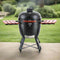 24" Ceramic Portable Round Outdoor Barbecue Smoker Grill For Patio (93820572)