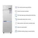24-Inch Commercial 15 Cu.Ft Stainless Steel Reach-In Refrigerator With Two Split Doors (SAK67230) - Saksby Wholesale - Certifications View