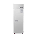 24-Inch Commercial 15 Cu.Ft Stainless Steel Reach-In Refrigerator With Two Split Doors (SAK67230) - Saksby Wholesale - Front View