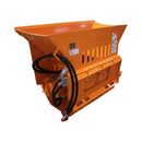 24-Inch Heavy-Duty 13.5 Cu.Ft Concrete Crusher Bucket Skid Steer Attachment (SAK10589) - Saksby Wholesale - Back Left View