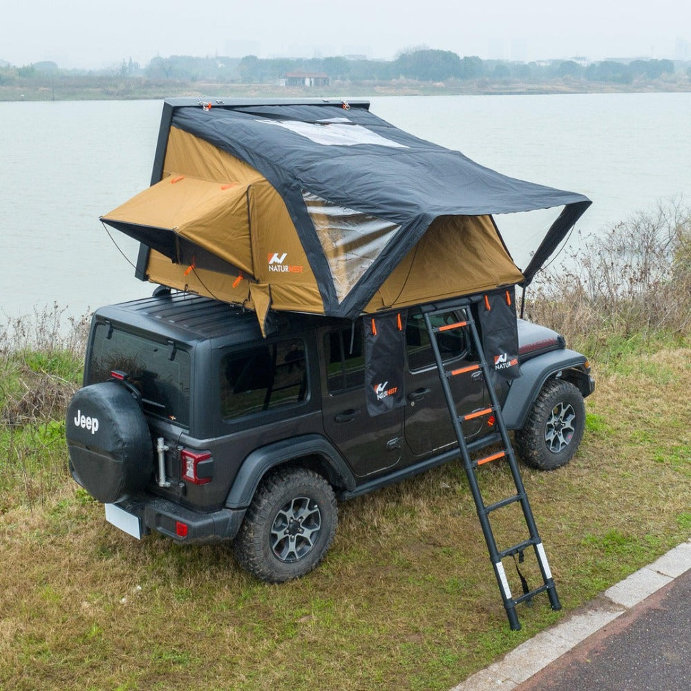 Naturnest Sirius 2 Premium 2XL 3-Person Clamshell Roof Top Tent (SAK91382)
