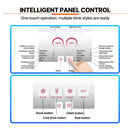 24L Commercial Double Cylinder Stainless Steel Slushy Machine With Touchscreen (SAK64125) - Saksby Wholesale - Control Panel