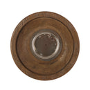 25 Inch Round 40K BTU Liquid Propance Concrete Fire Pit (SAK88764) - Saksby Wholesale - Top VIew