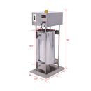 25L Commercial Electric Stainless Steel Sausage Maker Stuffer (SAK29537) - Saksby Wholesale- Dimension View