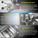 Heavy-Duty 25L Commercial Natural Gas Pressure Fryer With Oil Filtration System (SAK61820)