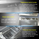 Heavy-Duty 25L Commercial Natural Gas Pressure Fryer With Oil Filtration System (SAK61820)