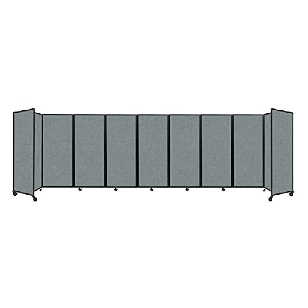 [25'x6'10"] Versare Room Divider 360 Classic Sea Green Fabric Panels (SAK47305)