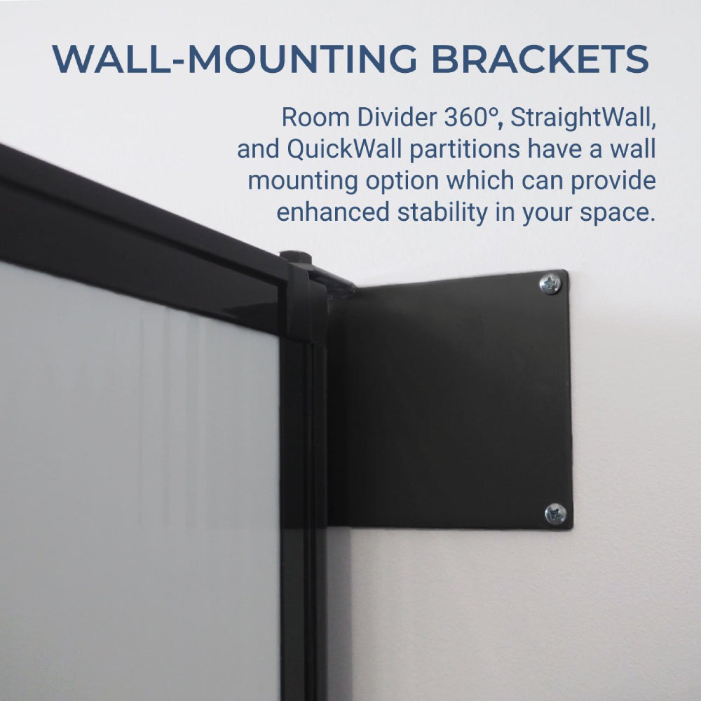 [25'x6'10"] Versare Room Divider 360 Warm Pebble Fabric Panels Portable Partition (SAK71903)