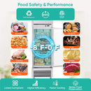 27-Inch 20.5 Cu.Ft Commercial Solid Door Stainless Steel Reach-In Freezer (SAK29705) - Saksby Wholesale - Food Safety And Performance