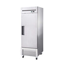 27-Inch 20.5 Cu.Ft Commercial Solid Door Stainless Steel Reach-In Freezer (SAK29705) - Saksby Wholesale - Front Left View