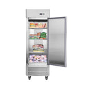 27 Inch 8.7 Cu.Ft Commercial Upright Stainless Steel Reach-In Freezer (SAK43815) - Saksby Wholesale - Food Display Front View