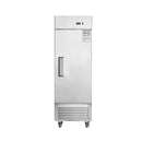 27 Inch 8.7 Cu.Ft Commercial Upright Stainless Steel Reach-In Freezer (SAK43815) - Saksby Wholesale - Front View