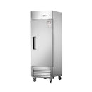27 Inch 8.7 Cu.Ft Commercial Upright Stainless Steel Reach-In Freezer (SAK43815) - Saksby Wholesale - Side View