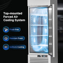 27-Inch Commercial 23 Cu.Ft Single-Door WiFi Refrigerator With Smart App Control (SAK90725) - Saksby Wholesale - Air Cooling System View