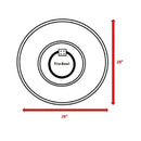 28-Inch Stone Gray Outdoor Fiber Reinforced Concrete Propane Fire Pit (SAK16725) - Saksby Wholesale - Layer Details