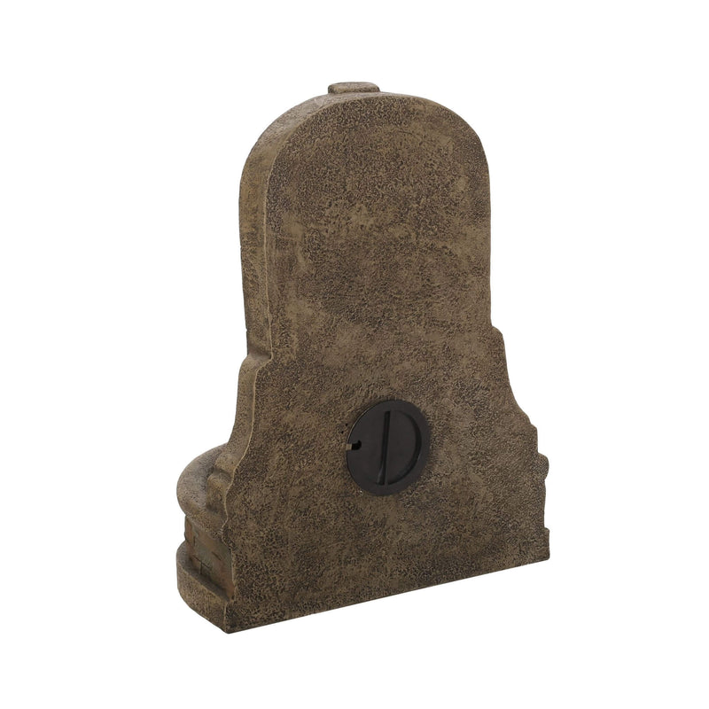 29 Inch Tall Outdoor Weather-Resistant Faux Stone Floor Fountain (SAK63421) - Saksby Wholesale - Back View