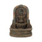 29 Inch Tall Outdoor Weather-Resistant Faux Stone Floor Fountain (SAK63421) - Saksby Wholesale - Front View