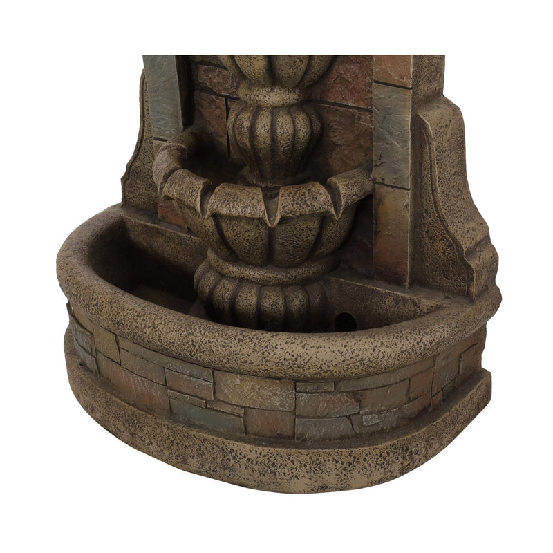 29 Inch Tall Outdoor Weather-Resistant Faux Stone Floor Fountain (SAK63421) - Saksby Wholesale - Material Details