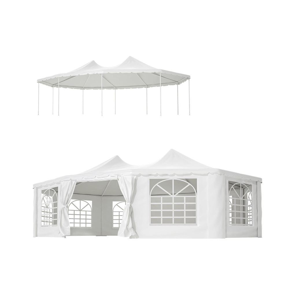 [29X21FT] Extra Large Heavy-Duty Outdoor Waterproof Party, Wedding Tent With Steel Frame (SAK53821) - Saksby Wholesale - 2 Way Tent