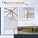 [29X21FT] Extra Large Heavy-Duty Outdoor Waterproof Party, Wedding Tent With Steel Frame (SAK53821) - Saksby Wholesale - Adjust Tightness