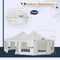 [29X21FT] Extra Large Heavy-Duty Outdoor Waterproof Party, Wedding Tent With Steel Frame (SAK53821) - Saksby Wholesale - Dimensions