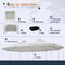 [29X21FT] Extra Large Heavy-Duty Outdoor Waterproof Party, Wedding Tent With Steel Frame (SAK53821) - Saksby Wholesale - Easy Assemble