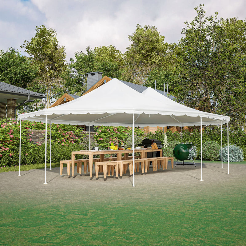 [29X21FT] Extra Large Heavy-Duty Outdoor Waterproof Party, Wedding Tent With Steel Frame (SAK53821) - Saksby Wholesale - No Cover Lifestyle