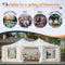 [29X21FT] Extra Large Heavy-Duty Outdoor Waterproof Party, Wedding Tent With Steel Frame (SAK53821) - Saksby Wholesale - Any Occasions