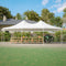 [29X21FT] Extra Large Heavy-Duty Outdoor Waterproof Party, Wedding Tent With Steel Frame (SAK53821) - Saksby Wholesale - Side View Uncover