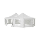 [29X21FT] Extra Large Heavy-Duty Outdoor Waterproof Party, Wedding Tent With Steel Frame (SAK53821) - Saksby Wholesale - Side VIew White Background