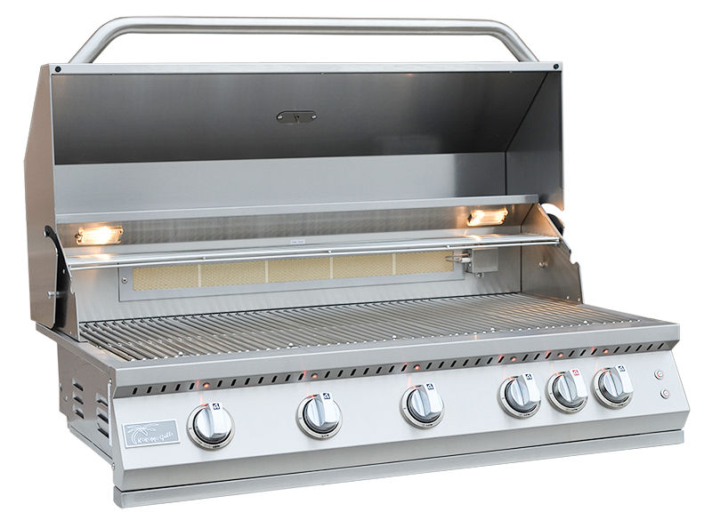 KOKOMO GRILLS 40" Professional 87K BTU LP NG 5 Burner Built-In Stainless Steel Gas Grill (SAK75364)