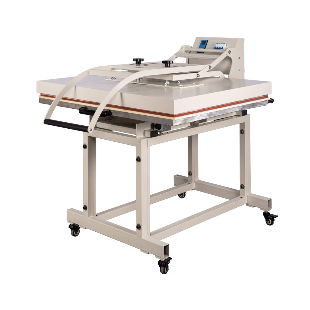 [32X40"] Extra Large Format 8000W 220V Manual Heat Press Machine With Stand [No Plug] (SAK57145) - Saksby Wholesale - Front Left View