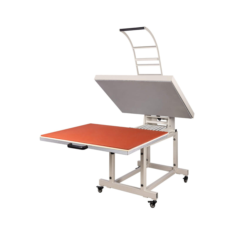 [32X40"] Extra Large Format 8000W 220V Manual Heat Press Machine With Stand [No Plug] (SAK57145) - Saksby Wholesale - Front Left View